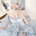 Cinderella GODDESS OF VICTORY: NIKKE Cosplay Crystal Princess Costume Sexy woman dress necklace crown prop set Halloween uniform