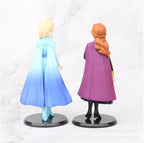 Disney Anime Frozen 2 Snow Queen Elsa Anna Pvc Action Figure Olaf Kristoff Sven Dolls Figurines Kids Cartoon Toy Children Gifts