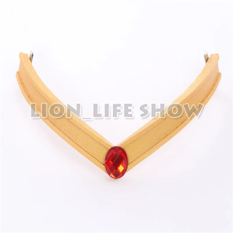 Tsuking Usagi Crystal New Queen Serenity Princess Serenity Tsuking Usagi super Sailor Gold headwear lemon yellow cosplay wig