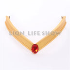 Tsuking Usagi Crystal New Queen Serenity Princess Serenity Tsuking Usagi super Sailor Gold headwear lemon yellow cosplay wig