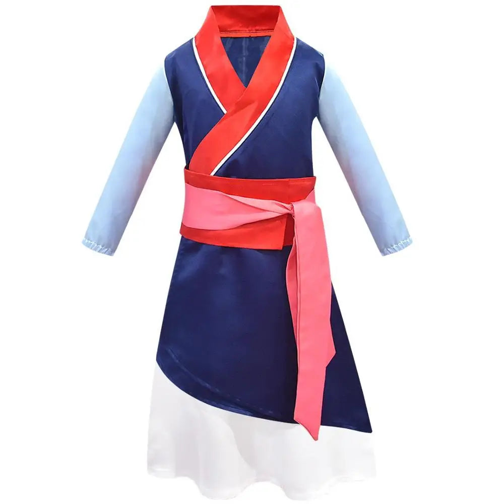 Mulan Cosplay Dress For Girls Mushu Dragon Cosplay Mulan Costume Halloween Stage Costumes Chinese Costumes Hanfu Dress