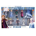 Disney Anime Frozen 2 Snow Queen Elsa Anna Pvc Action Figure Olaf Kristoff Sven Dolls Figurines Kids Cartoon Toy Children Gifts
