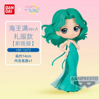 Original Bandai Qposket Sailor Moon Figure Eternal The Movie Princess Neptune Uranus Action Figurine Anime Model Girl Statue Toy