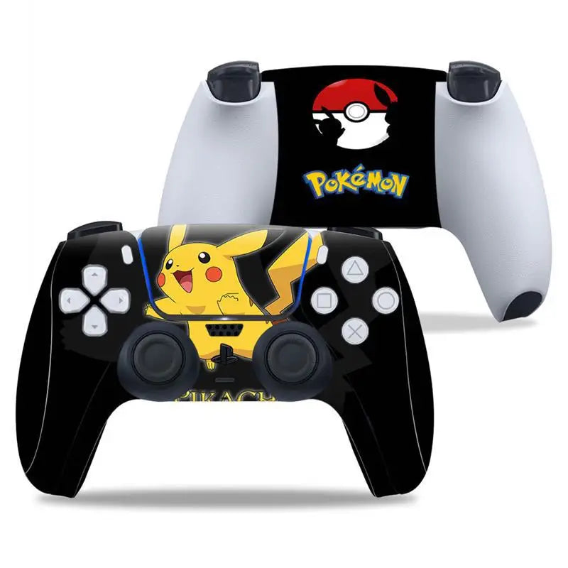 Pikachu for PS5 Gamepad Protective Decal Skin Sticker for PS5 Accessories Sticker Cover Case for PlayStation 5 Decal