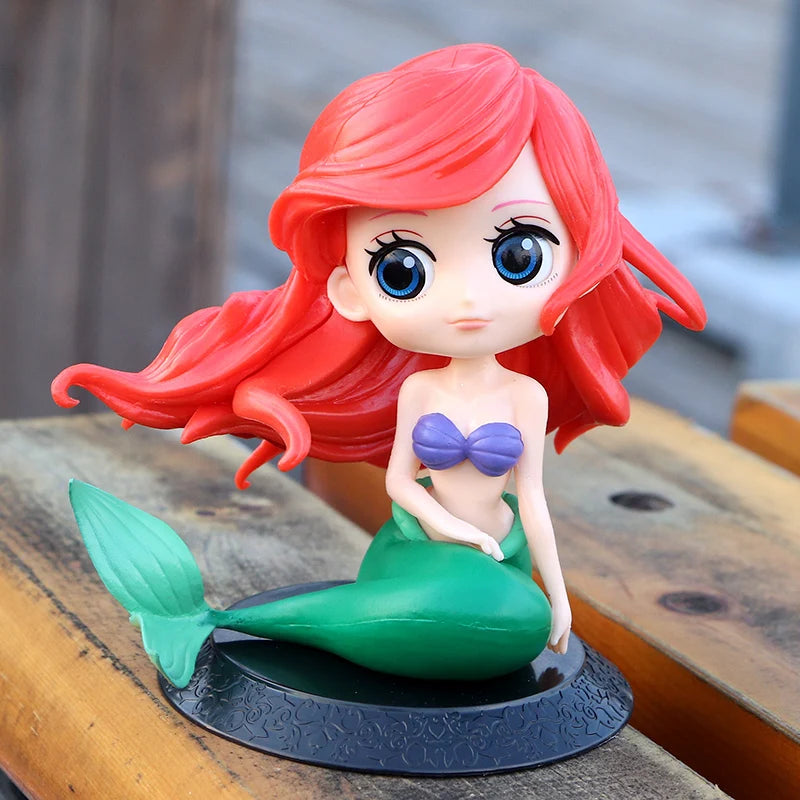 Disney Princess Ariel Rapunzel Cinderella Mermaid Anna Elsa Belle Sofia Snow White Mulan The Little Mermaid Figure Toys Kid Gift