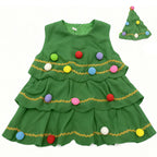 Christmas Kids Clothes Girl's Cosplay Dress Boys and Girls Carnival Party Clothes Children's New Year Costume Xmas Suit Gift