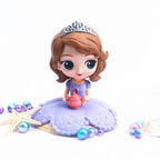 Disney Princess Ariel Rapunzel Cinderella Mermaid Anna Elsa Belle Sofia Snow White Mulan The Little Mermaid Figure Toys Kid Gift