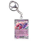 Pokemon Acrylic Small Cards Quaxly Fuecoco Sprigatito Double Sided Pendant Game Props Anime Characters Keychain Game Props Toys