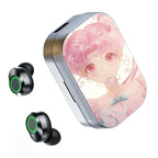 Sailor Moon Anime Wireless Bluetooth Headset Binaural Small In Ear Buds Sports Stereo Bass TWS Earbuds Sports Earbuds for Phone