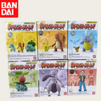 Original Bandai Pokemon Scale World Jotoh Region Lyra & Bayleef & Natu & Smoochum In Stock Anime Action Collection