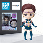BANDAI Original MODEL KIT Figuarts Mini Sailor Moon Sailor Chibi Tsukino Usagi Hino Rei Anime Figure Model for Boys 100mm