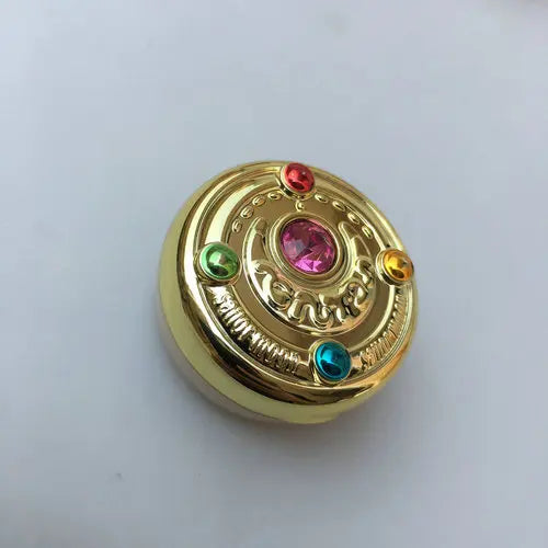 Sailor Moon Gashapon Toys Tsukino Usagi Communicator Cosmetic Box Delicate Action Figure Desktop Ornament Toys Children Gifts