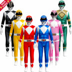 Power Samurai Sentai Shinkenger Rangers Costume Adult Kids Superhero Cosplay Halloween Birthday Party Jumpsuit Zentai Suit