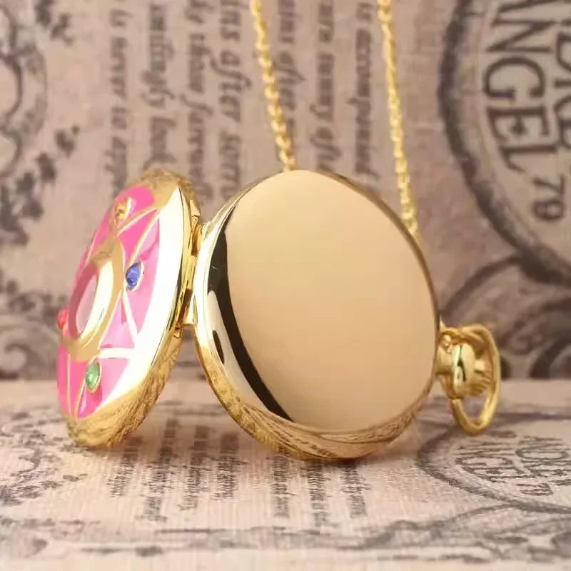 Sailor Moon Moon Prism Pocket Watch Second Generation Lifewith sailor moon Card Captor Sakura cartoon accessories holiday gift