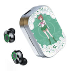 Sailor Moon Anime Wireless Bluetooth Headset Binaural Small In Ear Buds Sports Stereo Bass TWS Earbuds Sports Earbuds for Phone