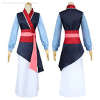 Ancient Mulan Cosplay Costume Womens Hanfu Princess Dress Halloween Carnival Party Warrior Clothes Chinese Heroine Dress Up 3XL