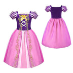 Princess Girl Dress Rapunze Costume For Kids Girl Halloween Cosplay Birthday Party Dresses Gowns Children Clothes Outfit