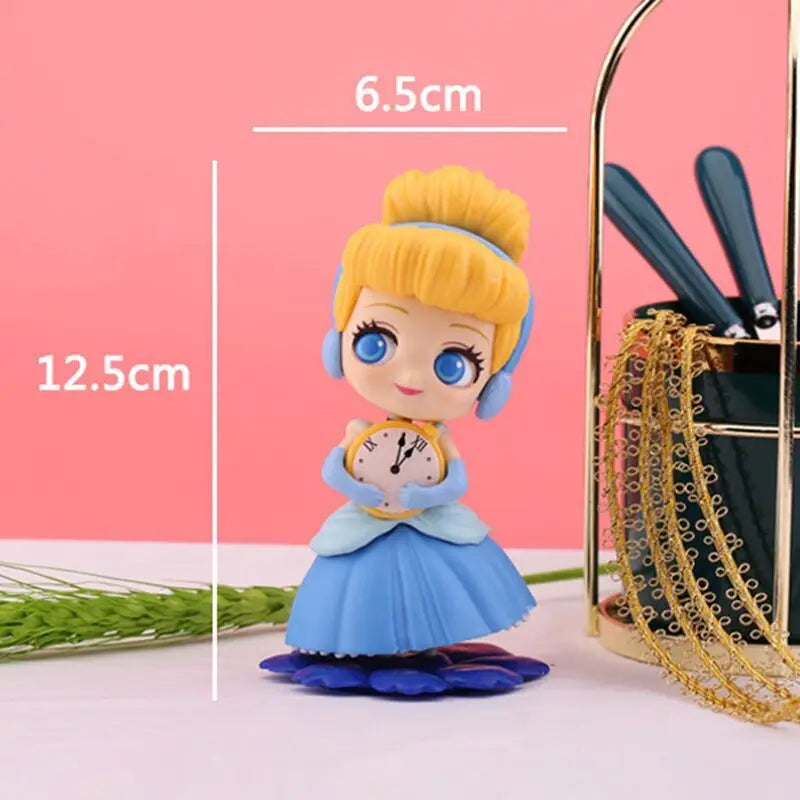 Disney Princess Ariel Rapunzel Cinderella Mermaid Anna Elsa Belle Sofia Snow White Mulan The Little Mermaid Figure Toys Kid Gift