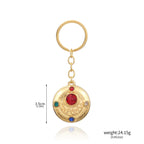 Anime Tsukino Usagi Little Rabbit Keychain Transformer Moon Messenger Mizuno Ami Hino Rei Role Playing Pendant Jewelry Necklace