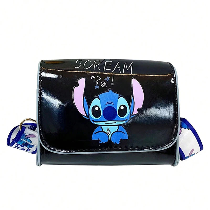 Mickey Minnie Mouse Stitch Children's Shoulder Bag Cute Cartoon Mini Crossbody Bag Boys Girls Bag Anime Fashion Zero Wallet
