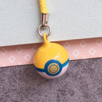 Mini Pikachu Pokeball Charms Cartoon Anime Peripheral Mobile Phone Chain DIY Fashion Cute Creative Decoration Phone Lanyard Gift