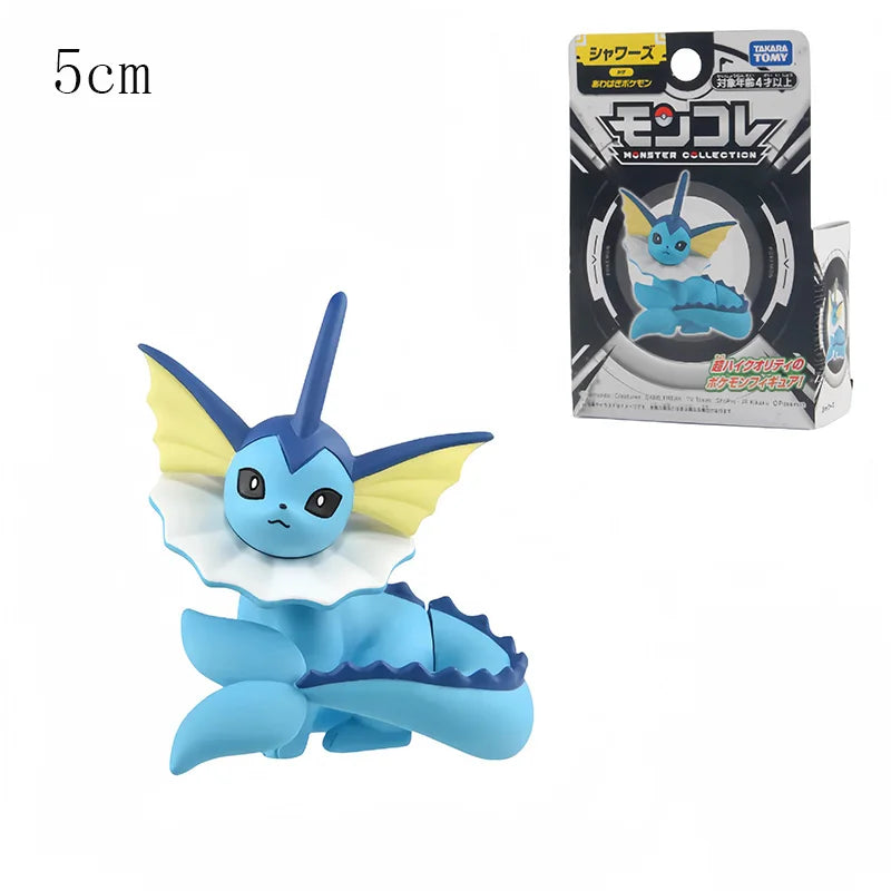 Pokemon Figures Espeon Vaporeon Anime Figure Toy Flareon Sylveon Action Model Doll Sylveon PVC Statue Collect Christmas Gift