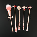 Sailor Moon Makeup Brushes Set Eye Shadow Foundation Women Cosmetic Brush Eyeshadow Blush Powder Blending Beauty Soft Tool