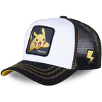High Quality Pokemon Cute Cartoon Pikachu Psyduck Summer Net Hats Ventilated Men's and Women's Baseball Caps Hip Hop Fashion