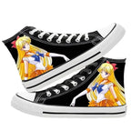 Sailor Moon high-top two-dimensional student canvas shoes anime men and women cartoon fashion casual graffiti board shoes  gifts