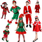 Christmas Kids Clothes Girl's Cosplay Dress Boys and Girls Carnival Party Clothes Children's New Year Costume Xmas Suit Gift