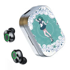 Sailor Moon Anime Wireless Bluetooth Headset Binaural Small In Ear Buds Sports Stereo Bass TWS Earbuds Sports Earbuds for Phone