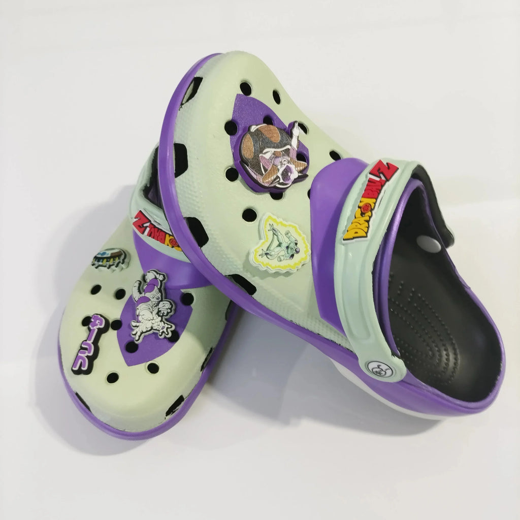 New Holed Dragon Ball Frieza Son Goku Slippers Mobile Figures Comfortable Casual Beach Shoes For Adultssandals For Outdoor Gift