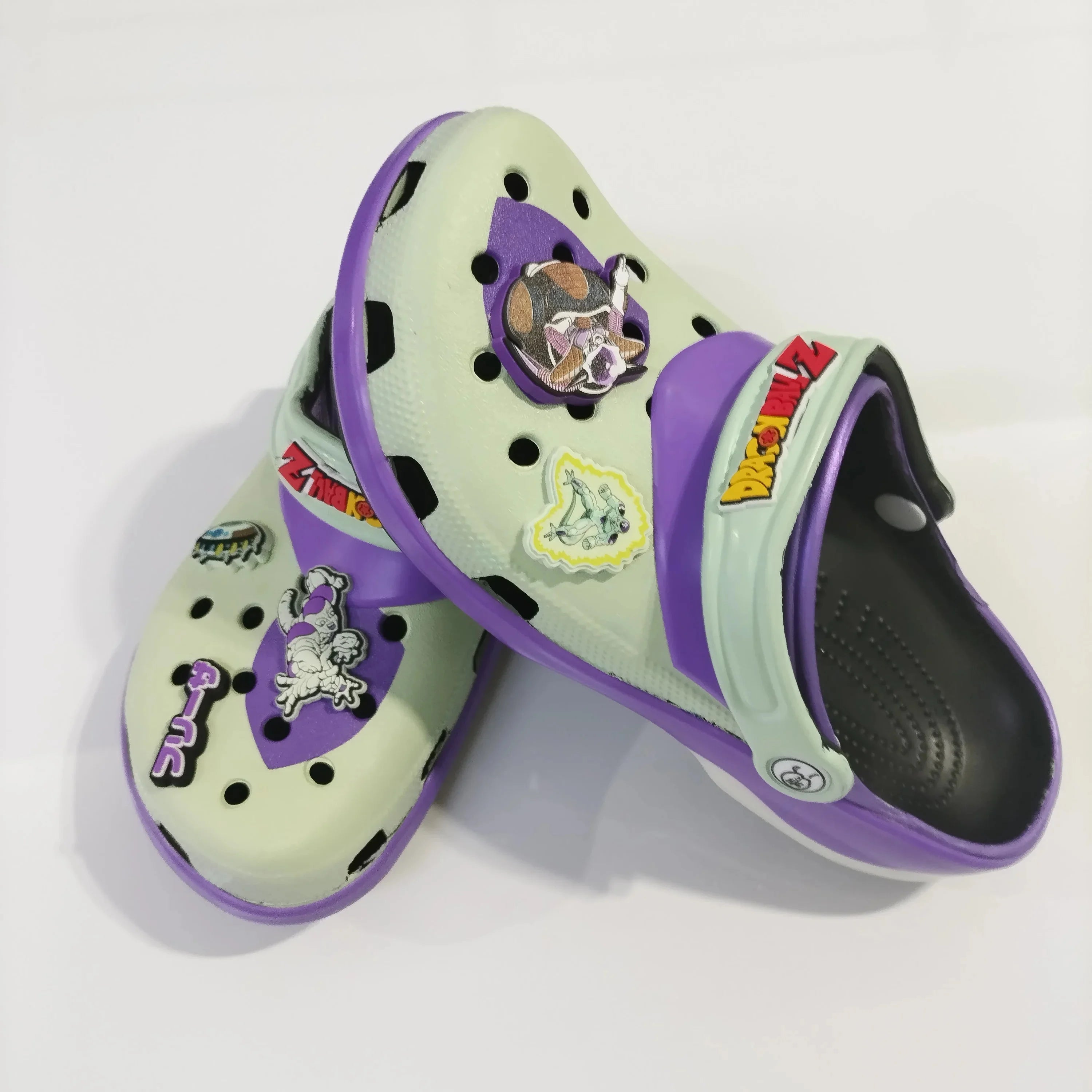 New Holed Dragon Ball Frieza Son Goku Slippers Mobile Figures Comfortable Casual Beach Shoes For Adultssandals For Outdoor Gift
