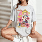 2026 New Year's New Style Retro Sailor Moon Anime Pattern Men's and Women's Short Sleeved T-shirt Street Wear Y2k Clothes Summer