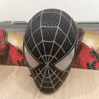 Spiderman Marvel 1/1 3D Spider-Man Tobey Mask Halloween Cosplay Faceshell Detachable Lenses Costumes Superhero Collection Models