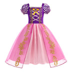Girl Cinderella Dress Up Floral Children Party Princess Costume Kids Halloween Carnival Outfit Kids Clothes