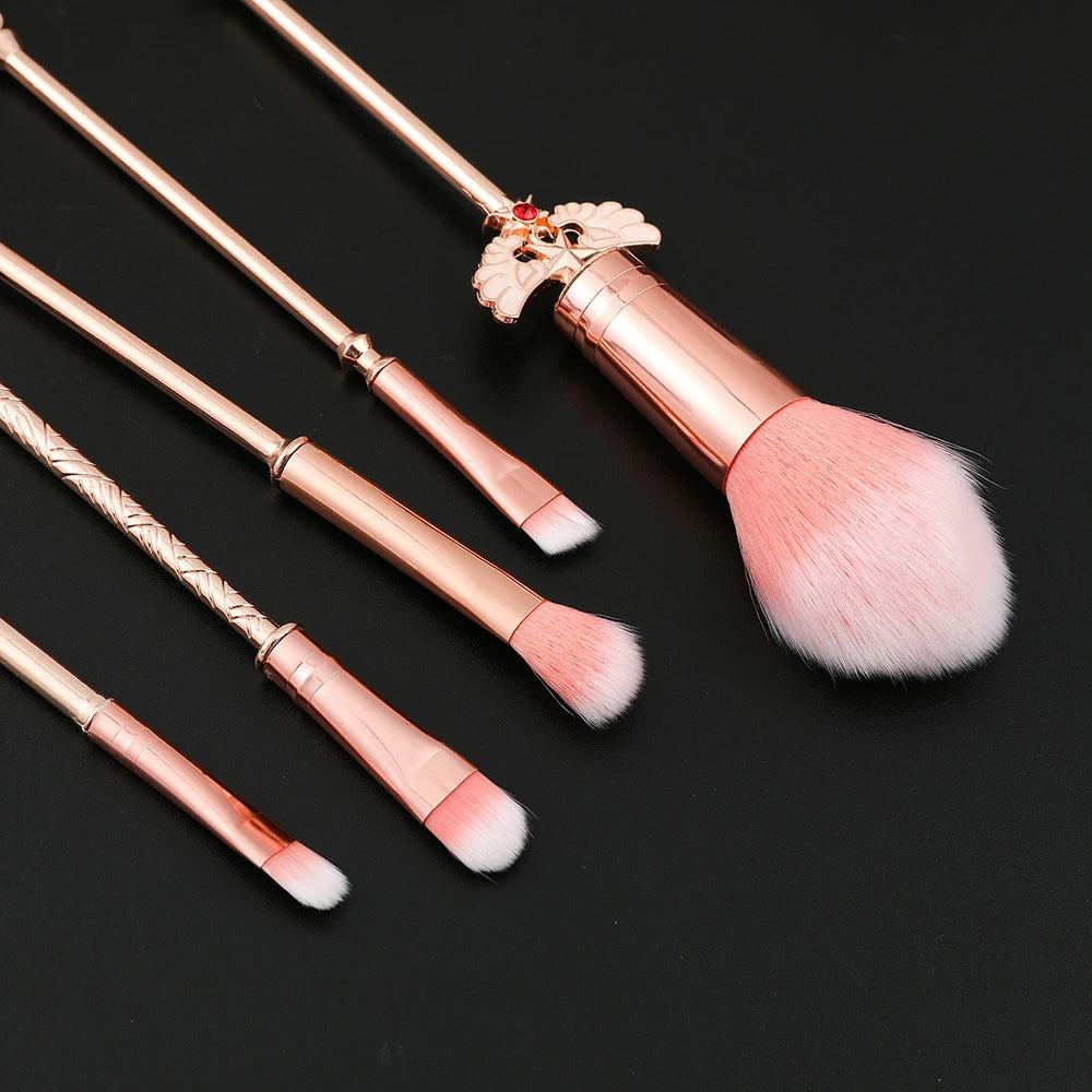 Sailor Moon Makeup Brushes Set Eye Shadow Foundation Women Cosmetic Brush Eyeshadow Blush Powder Blending Beauty Soft Tool