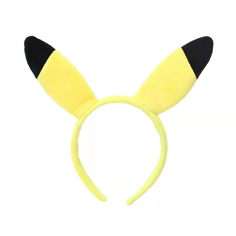 Cartoon Pokemon Kawaii Pikachu Hair Band Headband Toys Cute Wash Face Hair Band For Children Cosplay Party Toys