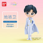 Original Bandai Qposket Sailor Moon Figure Eternal The Movie Princess Neptune Uranus Action Figurine Anime Model Girl Statue Toy