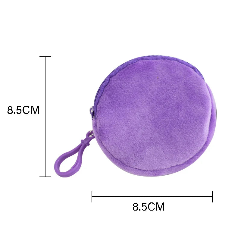 Sailors Moon Zipper Purses Small Bags Portable Coin Pouch Anime Children Round Wallet Cartoon Mini Storage Keychain Bag Kid Gift