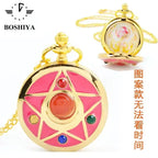 Sailor Moon Moon Prism Pocket Watch Second Generation Lifewith sailor moon Card Captor Sakura cartoon accessories holiday gift