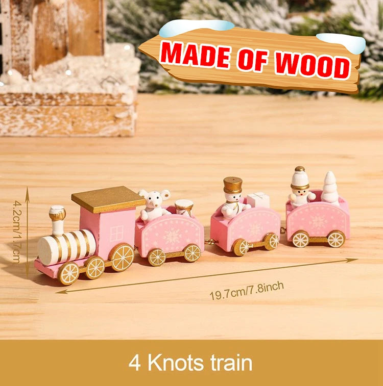Christmas Train Merry Christmas Decorations For Home 2024 Cristmas Ornament Xmas Navidad Noel Gifts Happy New Year 2025 Decor