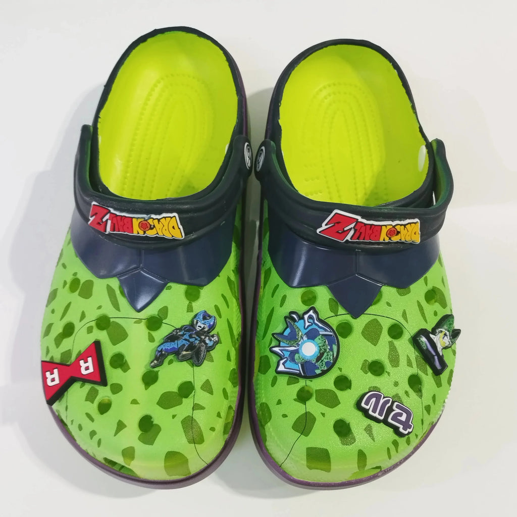 New Holed Dragon Ball Frieza Son Goku Slippers Mobile Figures Comfortable Casual Beach Shoes For Adultssandals For Outdoor Gift