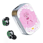 Sailor Moon Anime Wireless Bluetooth Headset Binaural Small In Ear Buds Sports Stereo Bass TWS Earbuds Sports Earbuds for Phone