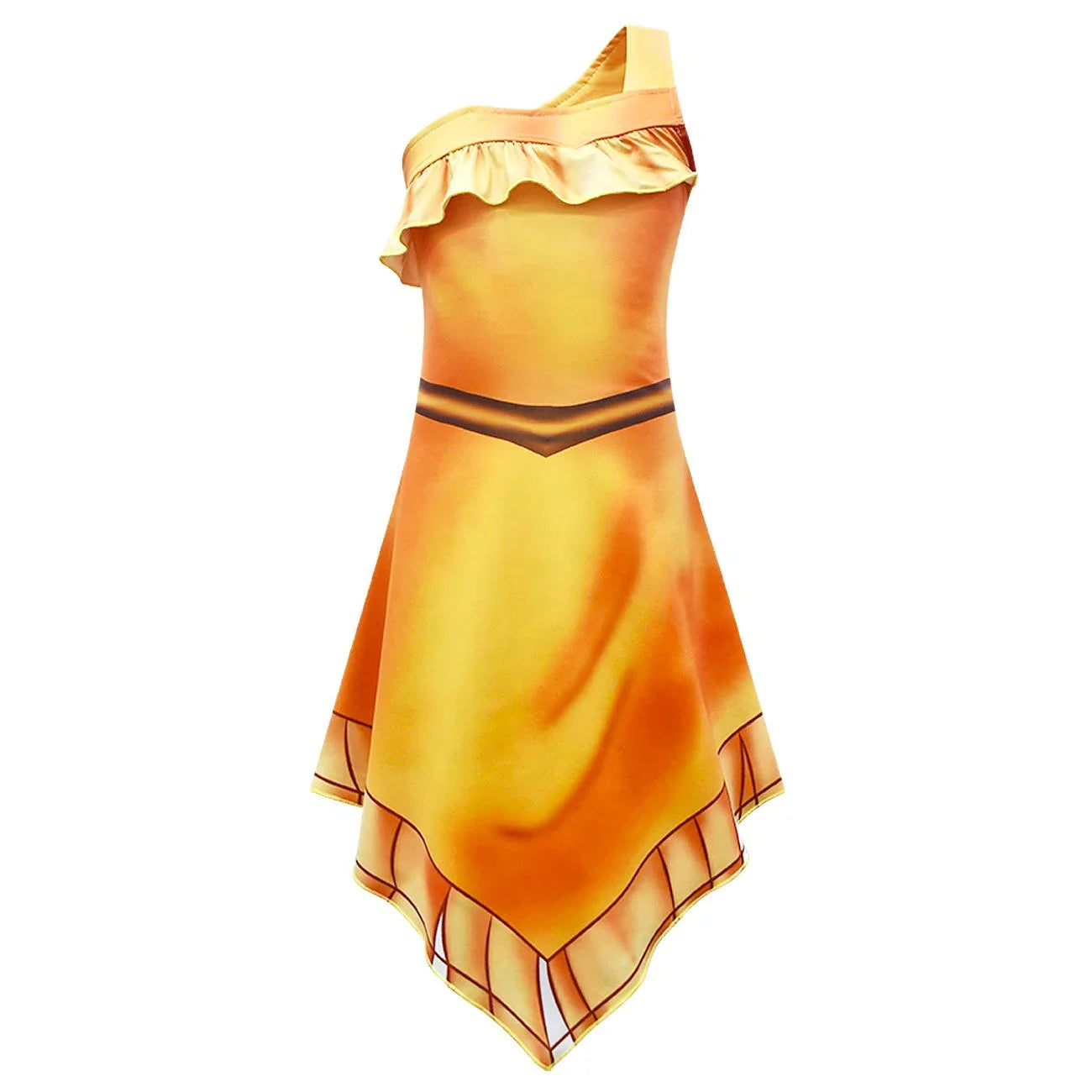 Indian Princess Girls Pocahontas Cosplay Dress Halloween Party Disguise Costume Children Movie Fantasy Outfits