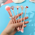 Sailor Moon Makeup Brushes Set Eye Shadow Foundation Women Cosmetic Brush Eyeshadow Blush Powder Blending Beauty Soft Tool