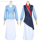 Ancient Mulan Cosplay Costume Womens Hanfu Princess Dress Halloween Carnival Party Warrior Clothes Chinese Heroine Dress Up 3XL