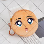 Sailors Moon Zipper Purses Small Bags Portable Coin Pouch Anime Children Round Wallet Cartoon Mini Storage Keychain Bag Kid Gift