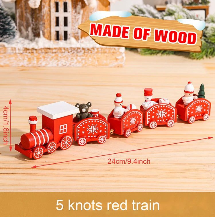 Christmas Train Merry Christmas Decorations For Home 2024 Cristmas Ornament Xmas Navidad Noel Gifts Happy New Year 2025 Decor