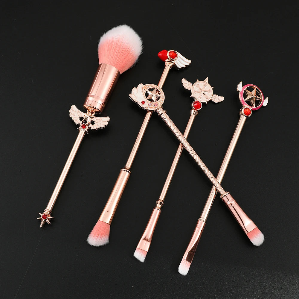 Sailor Moon Makeup Brushes Set Eye Shadow Foundation Women Cosmetic Brush Eyeshadow Blush Powder Blending Beauty Soft Tool
